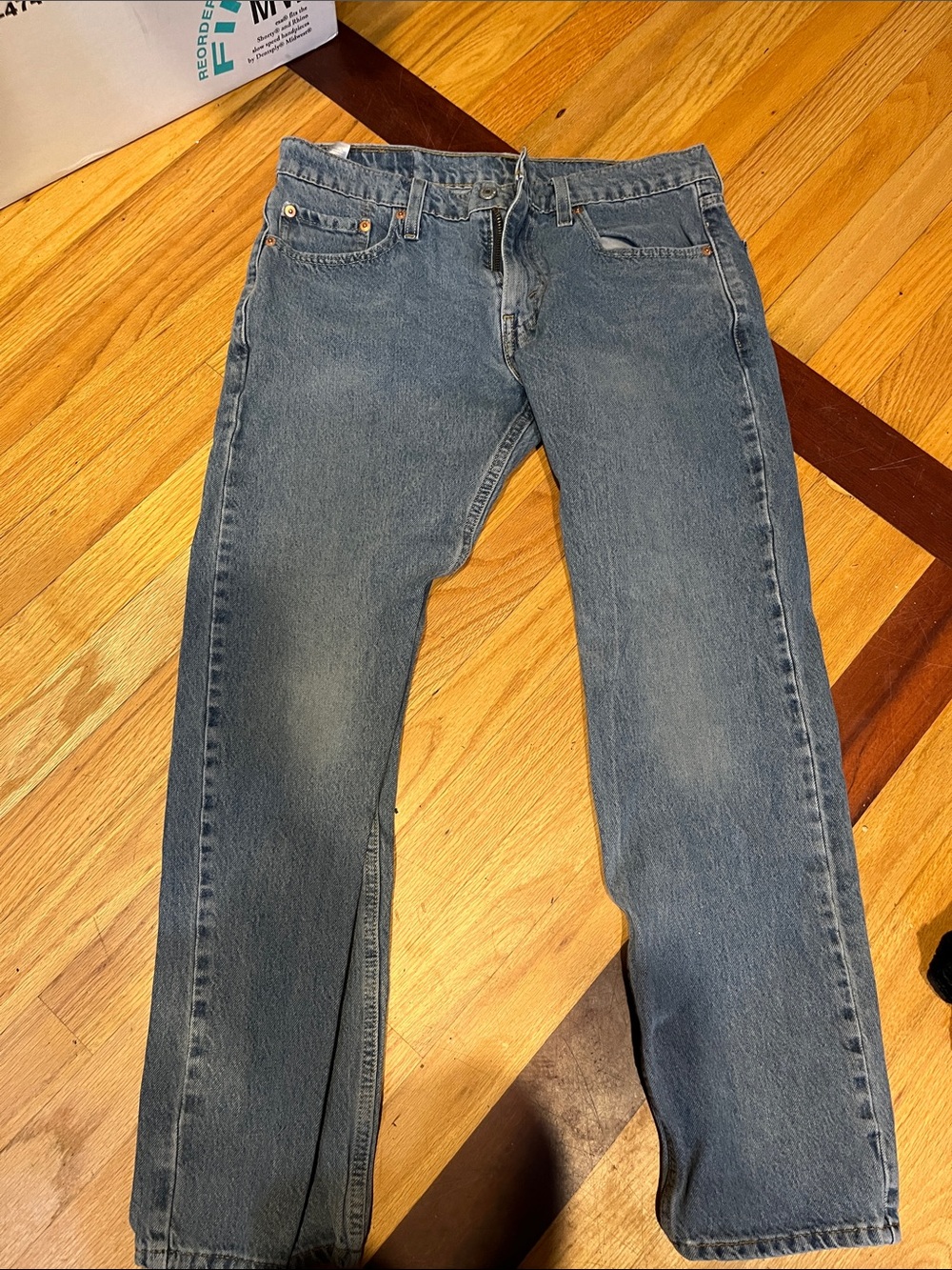 Men's Straight Fit Jeans in Light Blue sc bo thDenim